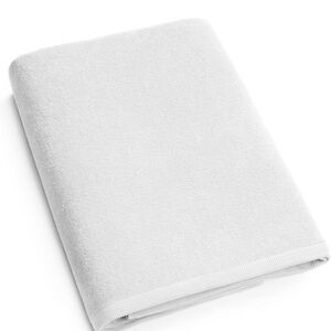 New, Bahia Collection by Dohler White Brazilian Velour Beach Towel 40” x 76”